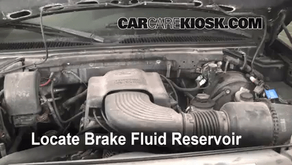 Add Brake Fluid: 1997-2004 Ford F-150 - 1999 Ford F-150 XLT 4.6L V8